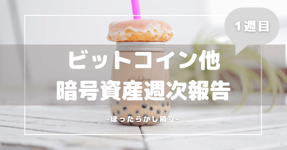暗号資産　実績報告